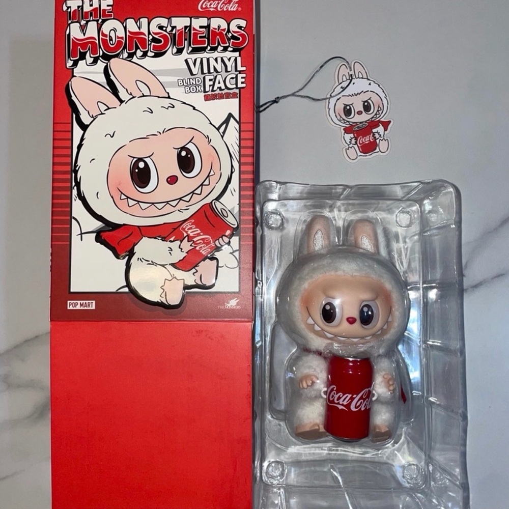 Labubu Coca-Cola The Monsters Vinyl Figure- Happy Factor Confirmed